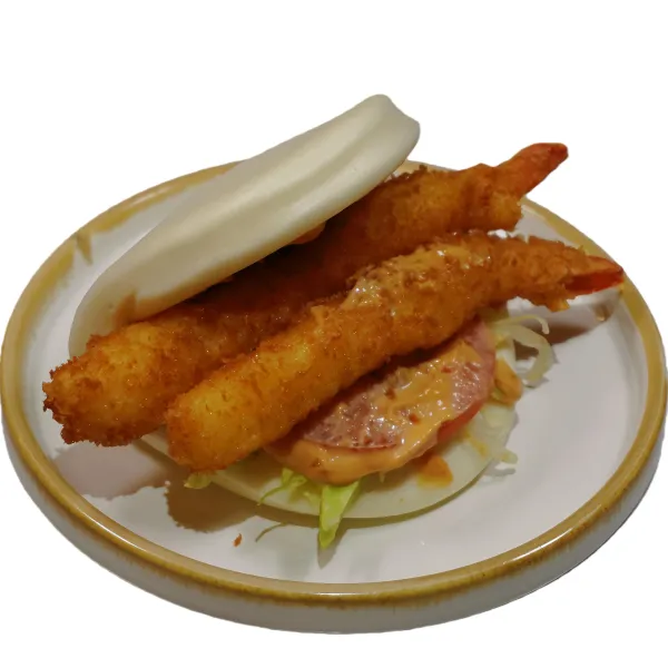Bao de langostinos tempura（1u)